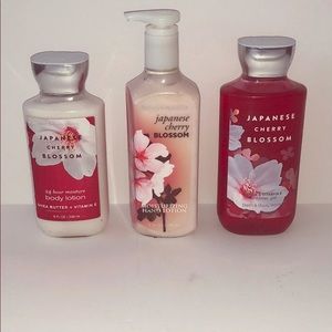 NEW Bath & Body Works Japanese Cherry Blossom Set